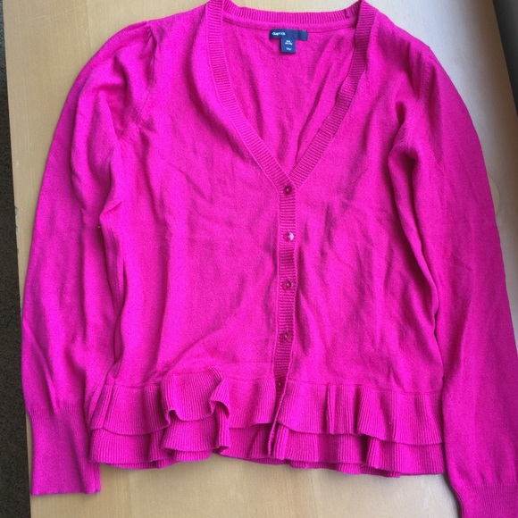 GAP Other - Gap kids hot pink cardigan